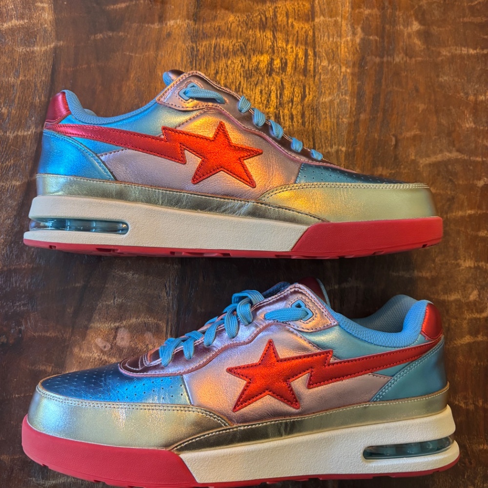 Metallic BAPE Bathing Ape STAs mens 13 - Picture 9 of 12